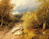 Girl With Geese - 赫尔曼·赫尔佐格